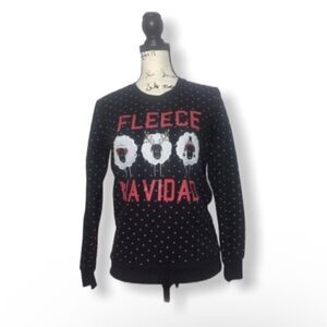 Cozy Zoe SZ XS Fleece Navidad Ugly Christmas Sweater